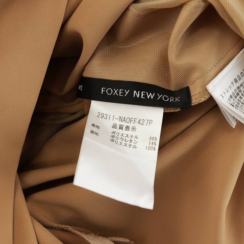 フォクシーニューヨーク FOXEY NEW YORK ワンピース ひざ丈 長袖