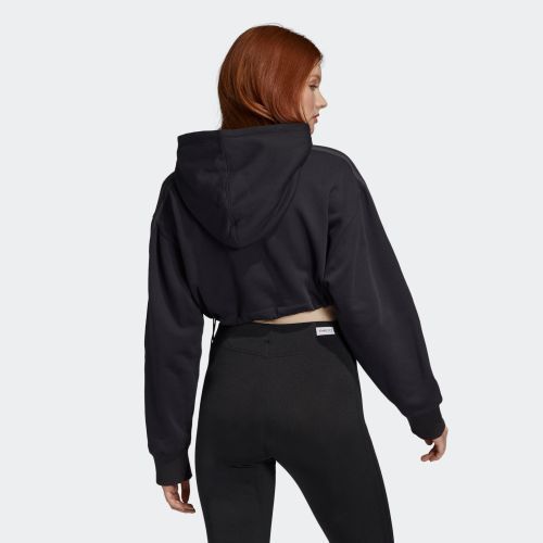 (アディダスオリジナルス) adidas Originals アディダス × フィオルッチ コラボ スエットパーカー フーディ レディース FIORUCCI x ADIDAS WOMEN SWEATSHIRT ED8776 BLACK