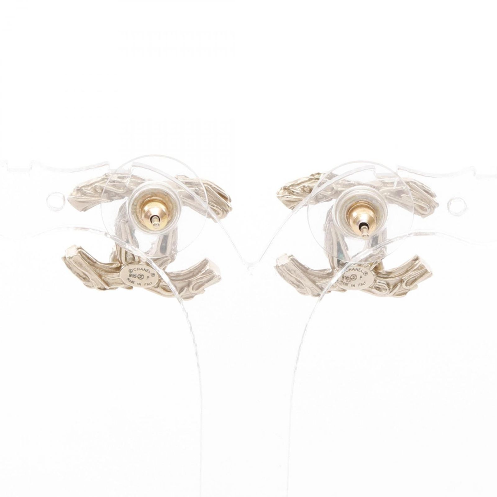 CHANEL 金色メッキ 片耳用ピアス シャネル CHANEL ピアス ココマーク ゴールド GP(ゴールド