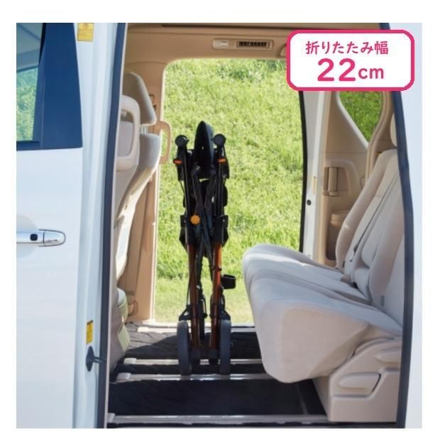 圧倒的安定感！耐荷重150キロ 安寿 歩行車トライリンク ブラウン歩行器 リハビ 楽天市場】介護用品 安寿 歩行車 トライリンク 532-320 アロン