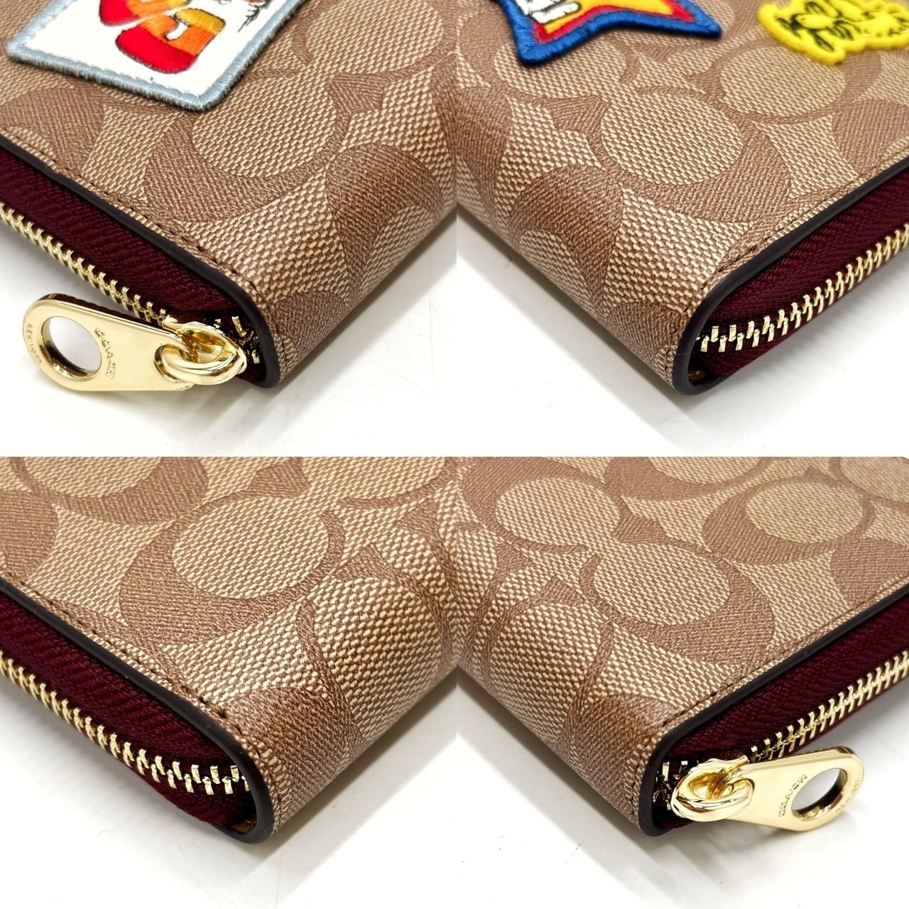 ✨良品✨ COACH コーチ 長財布 ラウンドファスナー スヌーピー