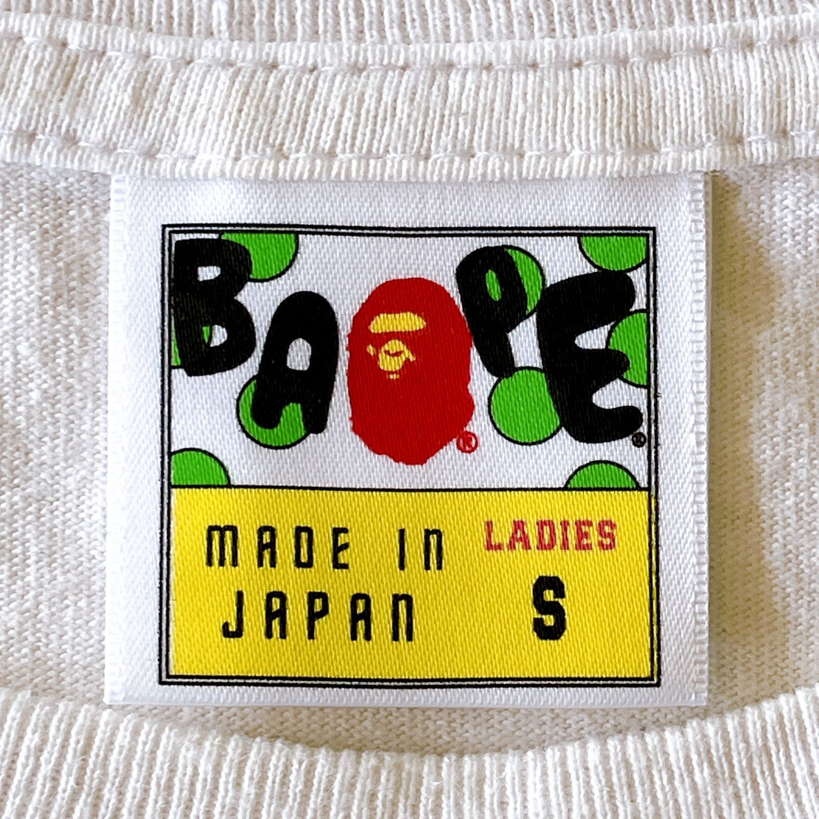 アベイシングエイプ A Bathing Ape Tシャツ 日本製 MADE IN Japan