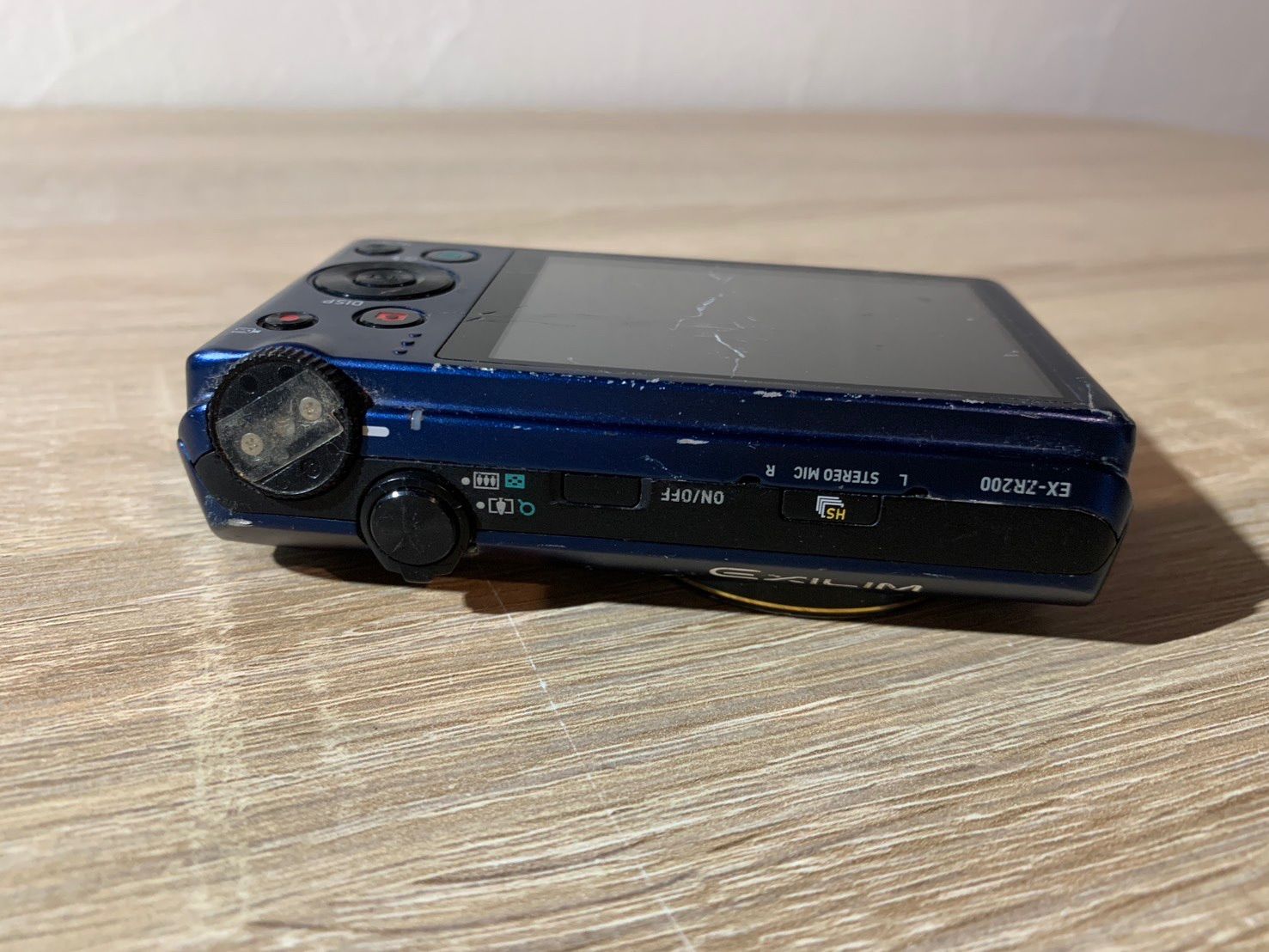 CASIO EXILIM EX-ZR200 ブルー ジャンク 中古】Casio カシオ EXILIM EX-ZR200 ブルー コンパクトデジタル