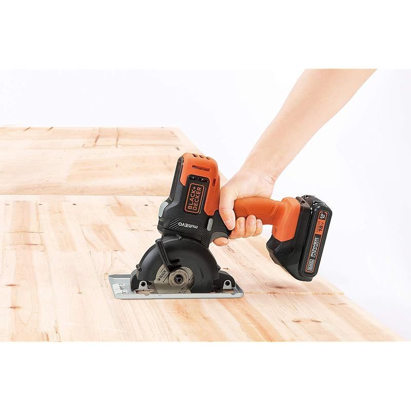 オンライン 商品 ブラックアンドデッカー BLACK DECKER 18V マルチツール EVO185E1 コードレス 電動工具 DIY用 インパクトドライバー ドリルドライバー 丸ノコ ジグソー レシプロソーを1台で ビット バッテリー 付き 1 HRDEVELOPMENT_JP