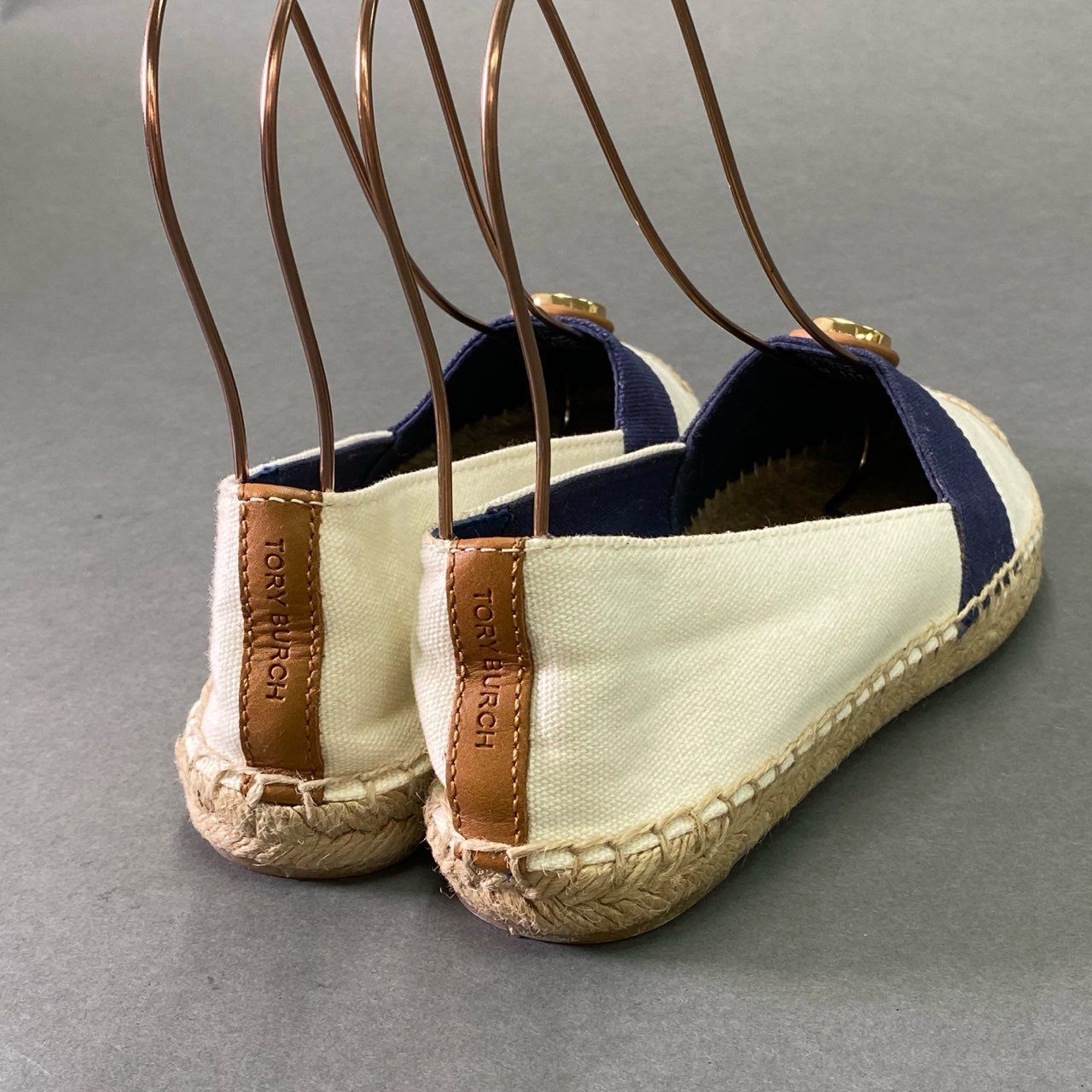 Tory Burch ホワイト フラットシューズ 美品 トリーバーチ TORY BURCH