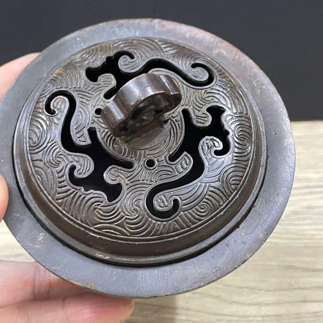 銅器 香炉 茶道香炉 室内薫香炉 香道具 装飾品 工芸品 置物