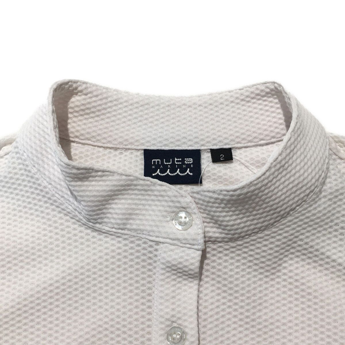 MUTA MARINE ノースリーブシャツ ホワイト　２ EVENT / WEB］Safari × muta MARINE パイル タンクトップ [全4色