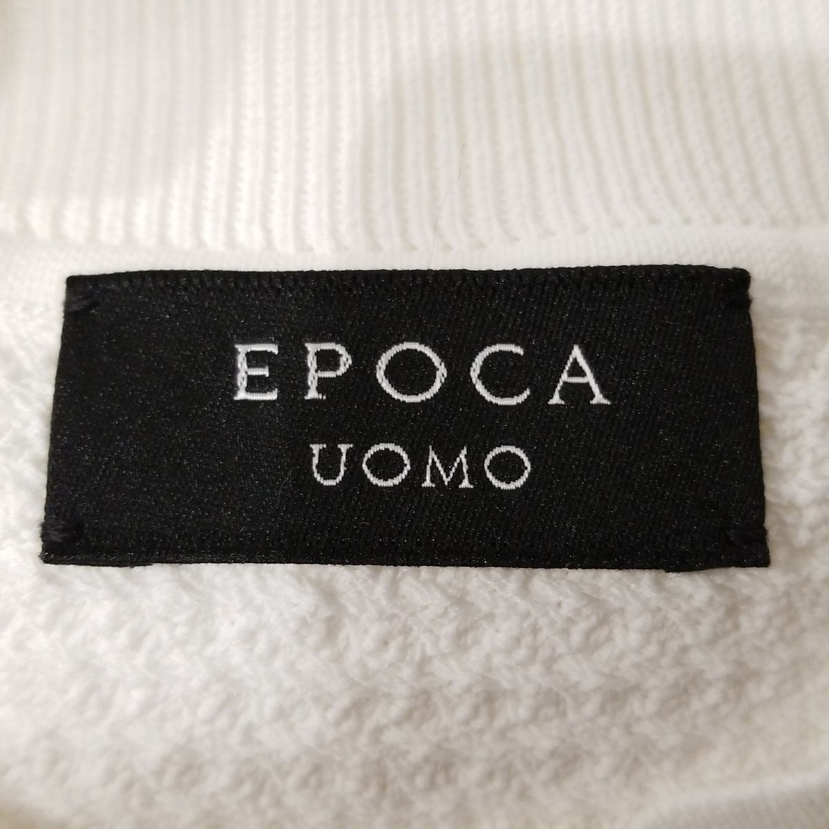 EPOCA UOMO エポカ ウォモ 長袖セーター サイズ46 ITL メンズ - 白