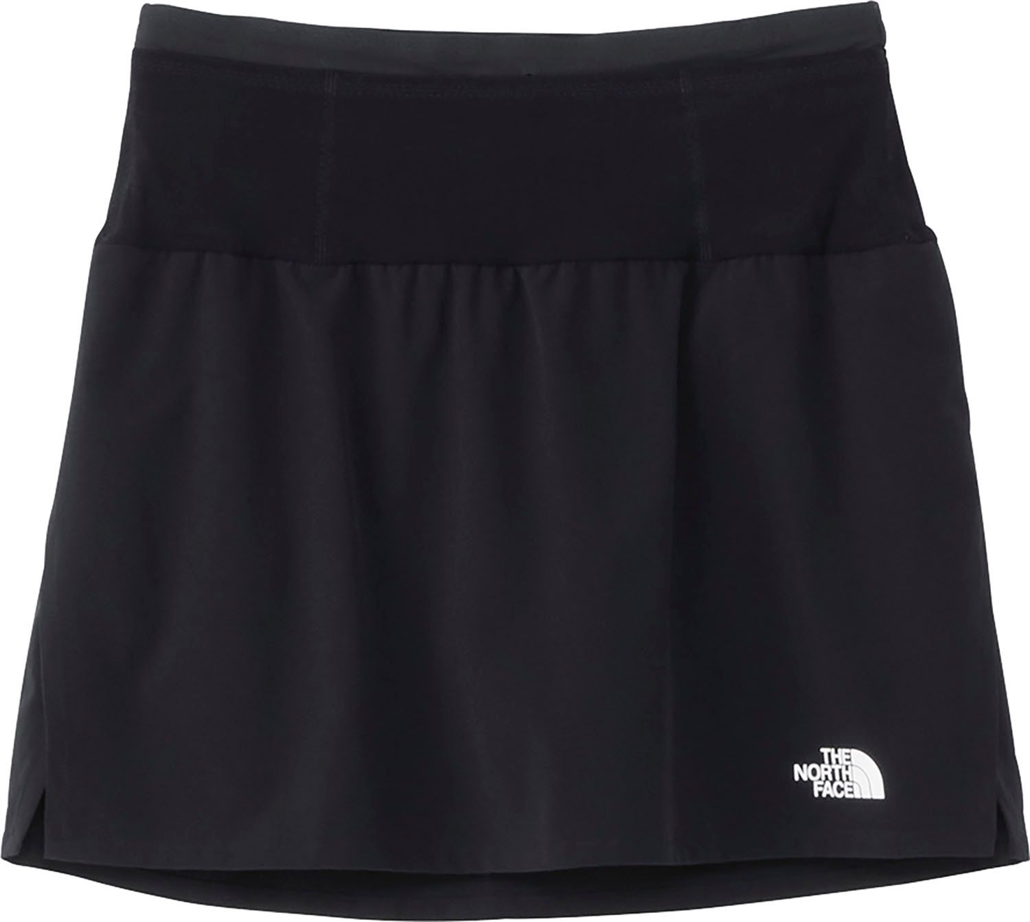 ザ・ノース・フェイス THE NORTH FACE アウトドア エンデュリスレーシングスカート END RACING SKIRT レディース ランニングスカート インナー付 ストレッチ 軽量 裾スリット マラソン 多機能 NBW62481 K ブラック