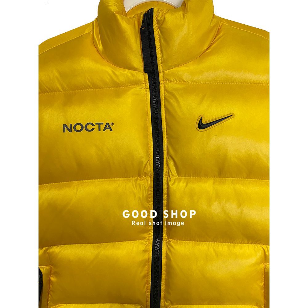 Nike x Drake NOCTA Puffer Jacket ナイキ×ドレイク ノクタ ダウンジャケット イエロー M - メルカリ