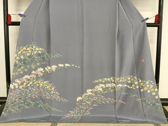 訪問着 枝花文