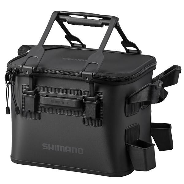シマノ ΨⅠ ロッドレスト タックルバッグ レスト2|ハードタイプ BK-021W ブラック 27L 奥１