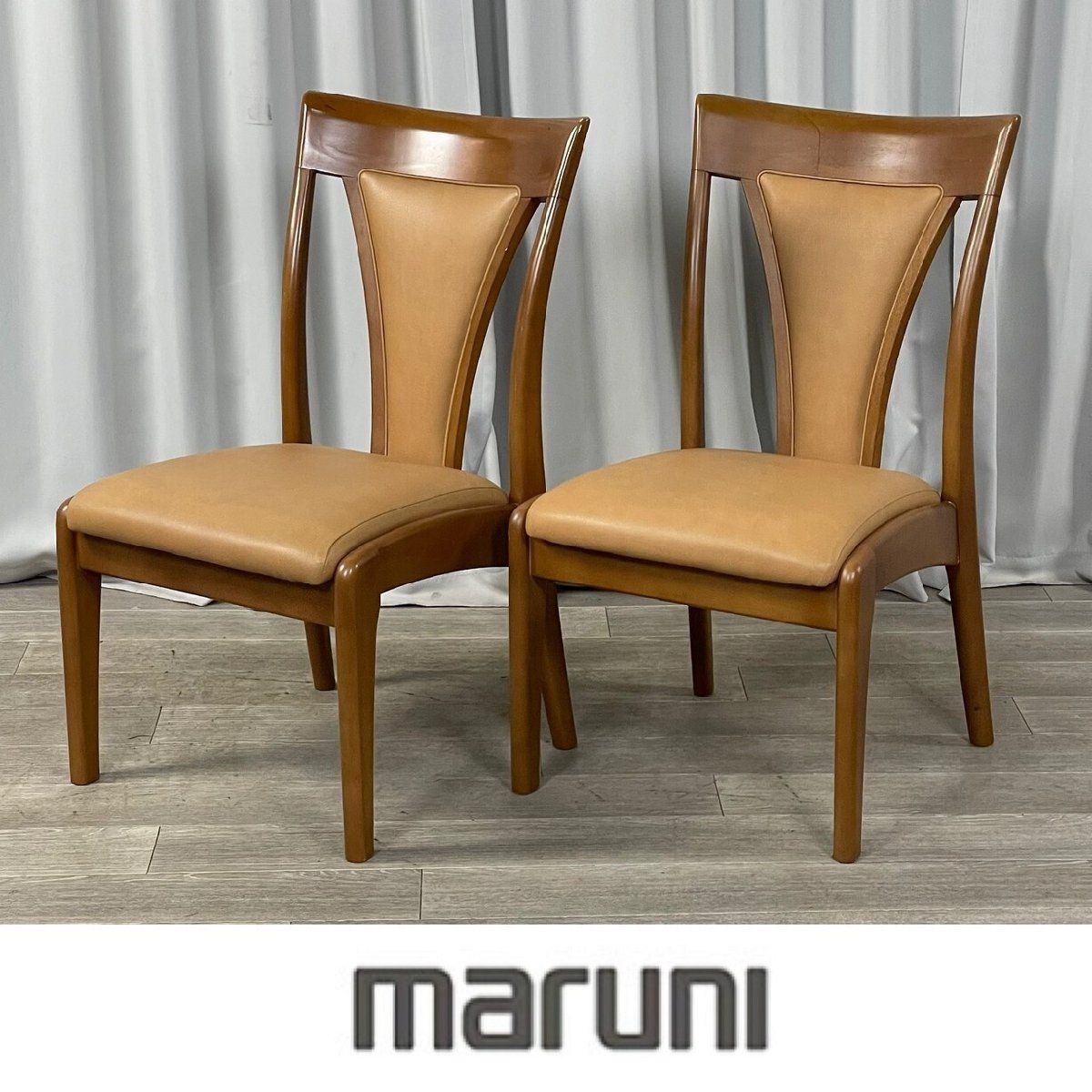 0026 マルニ ダイニング チェア 2脚セット maruni / 椅子 イス