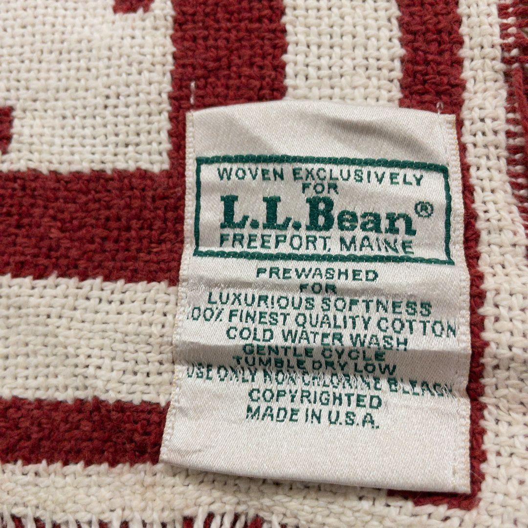 vintageラグ カーペット USA製 L.L.Bean 雪山 1147 - メルカリ