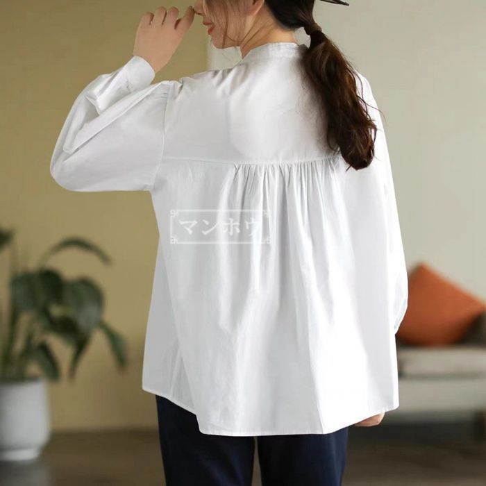 トップス ブラウス コート シャツ シャツブラウス tシャツ レディース 前開き 優雅 無地 長袖 体型カバー アウター カジュアル風 リネン シンプル 秋 シャツブラウス レディース トップス 長袖 前開き ボタン 体形
