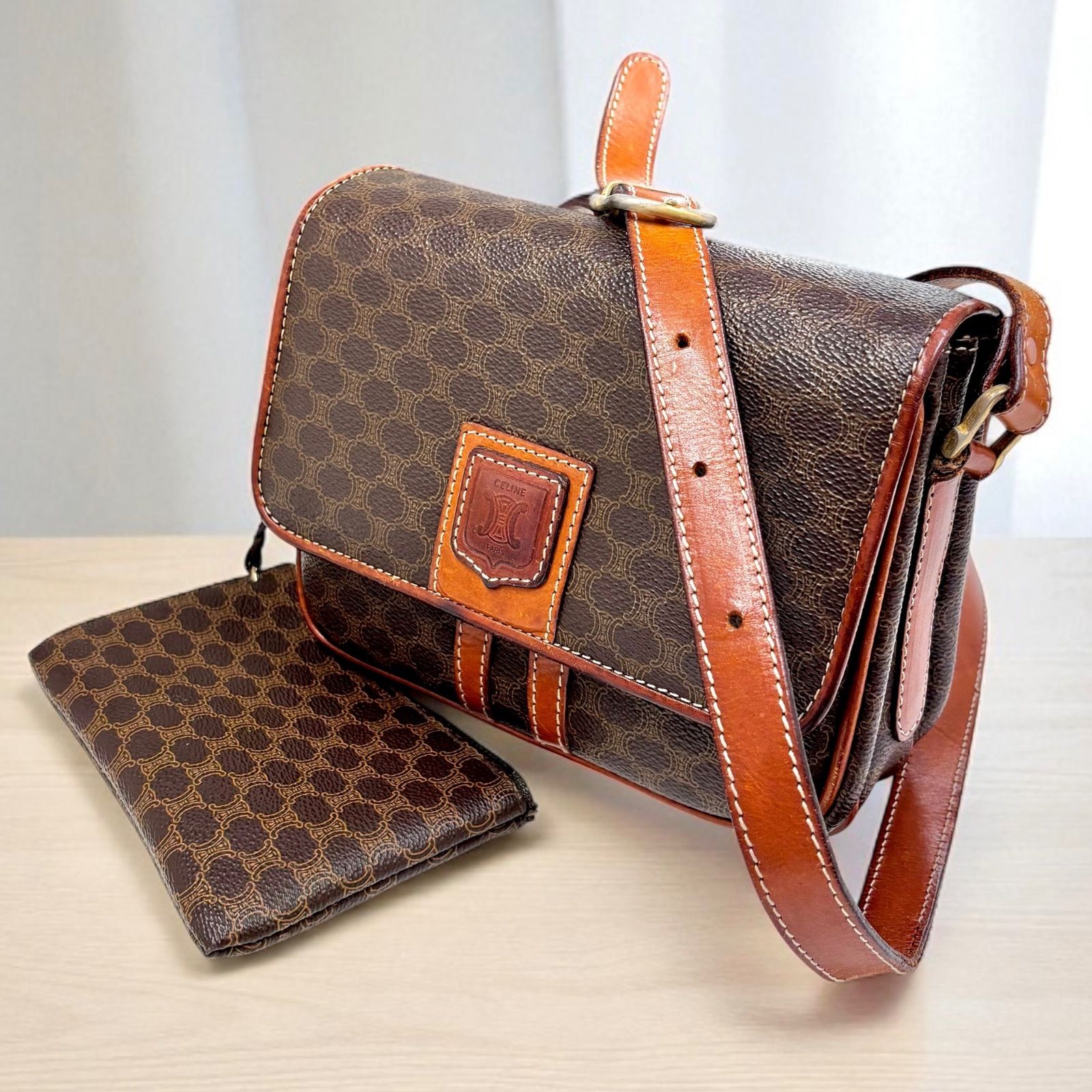 美品⭐️ セリーヌ CELINE】 オールドセリーヌ ショルダーバッグ