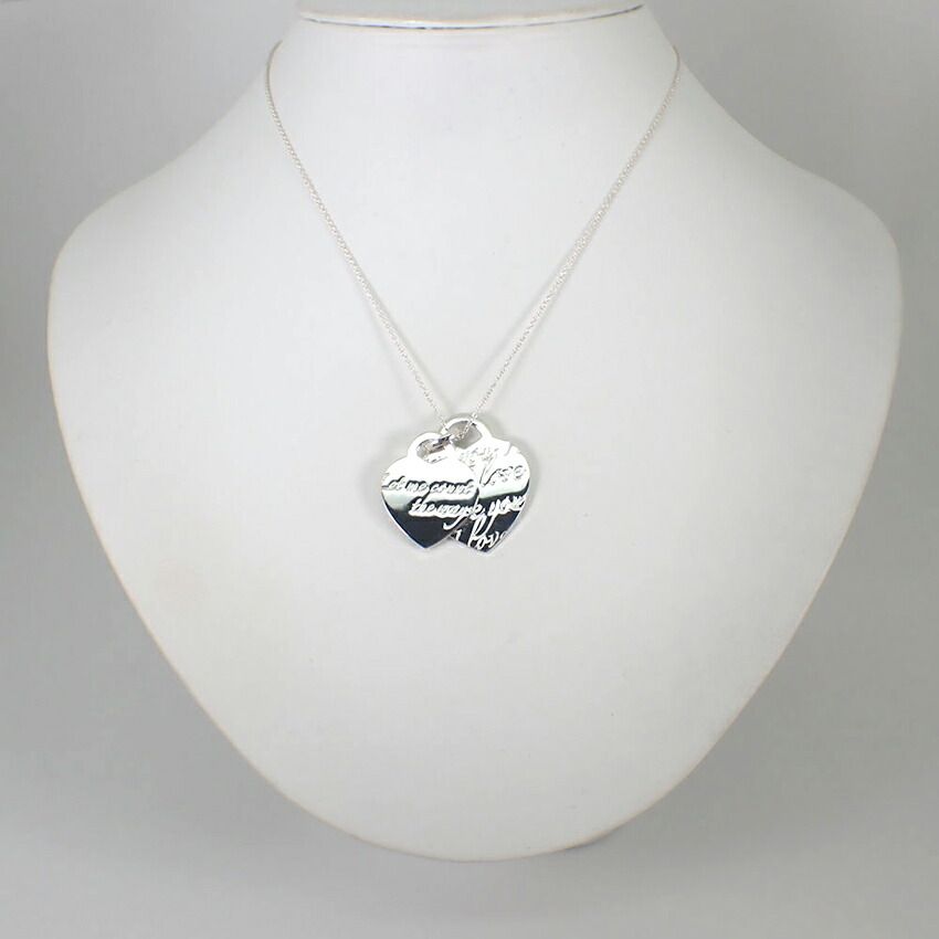 ティファニー 925 ノーツハート ペンダント/ネックレス//g507-45  