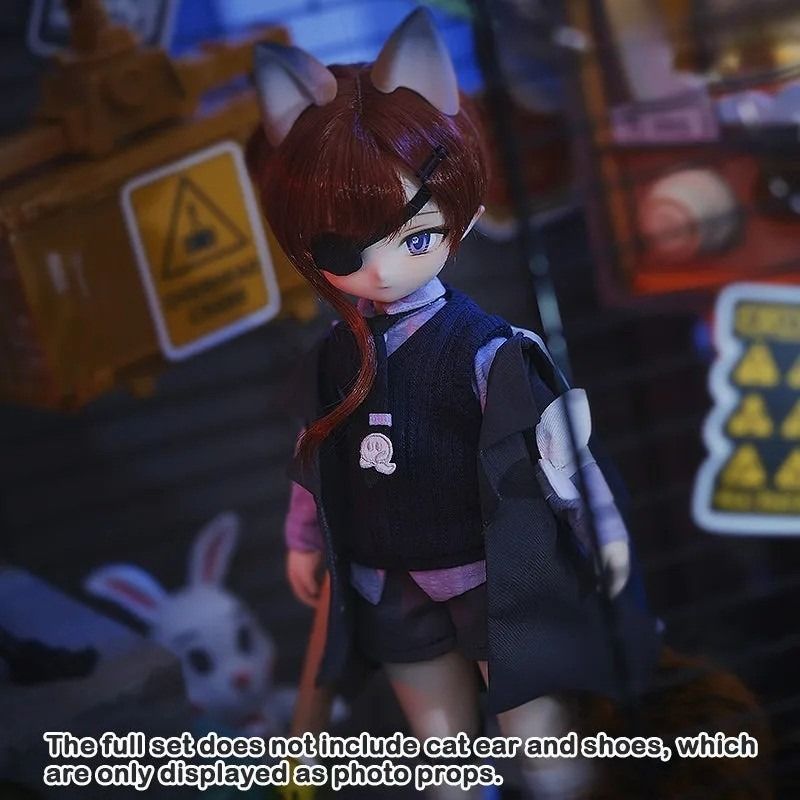 ライトくん人形(ヤベェ顔Ver.)非売品 ワールドフリッパー ワーフリ 新作予約】TinyFox 楽園悪霊 モコイ 1/6スケールMJDドール フル