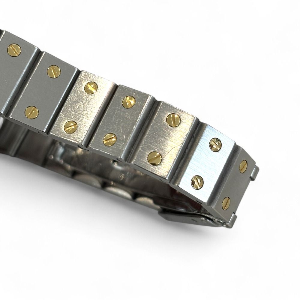 良品 Cartier カルティエ サントス オクタゴンSM YGコンビ 自動巻  