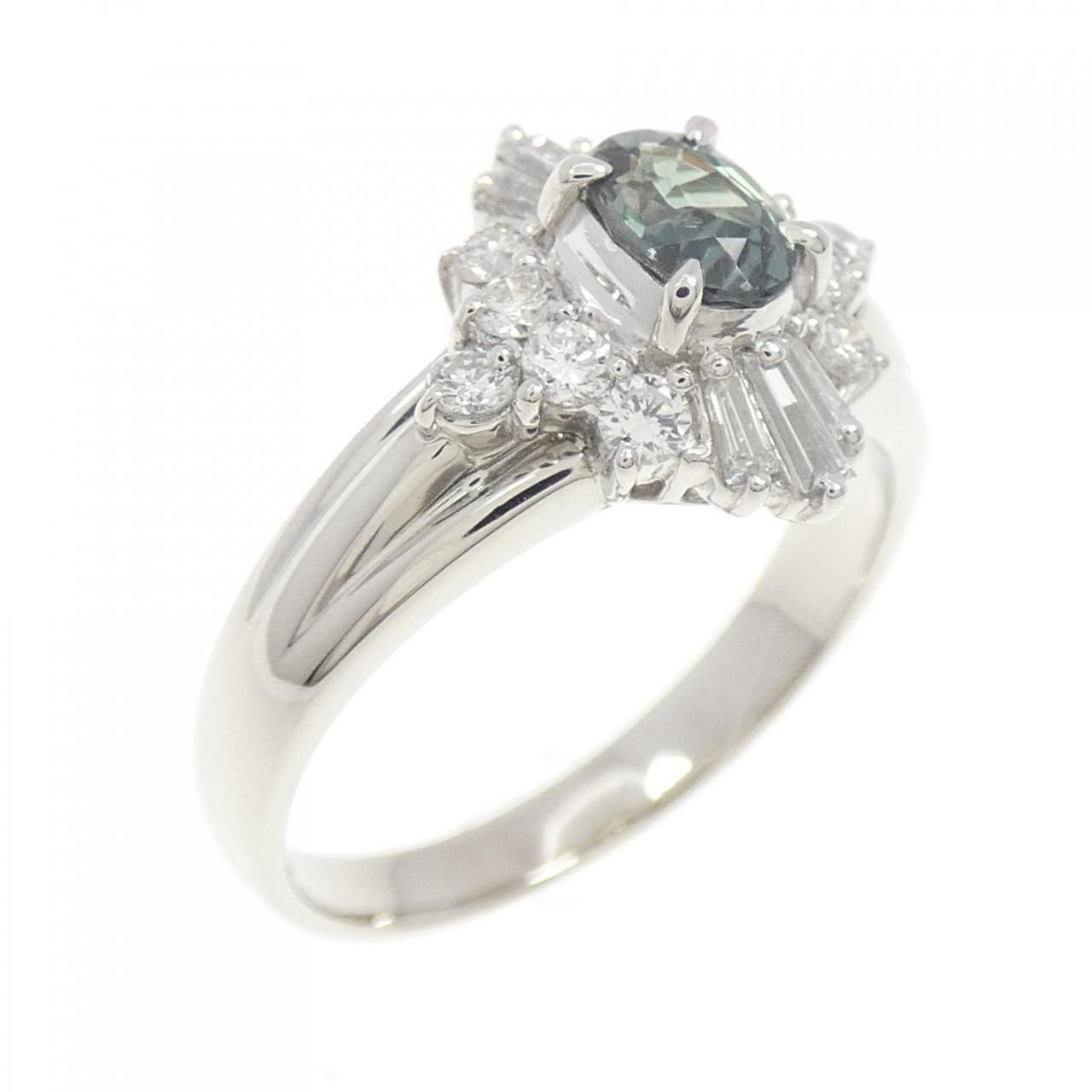 PT900 アレキサンドライト リング 0.38CT