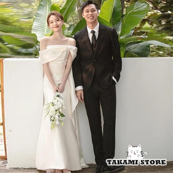 新品・未使用】ウェディングドレス 花嫁 前撮り 春婚 結婚式 二次会 