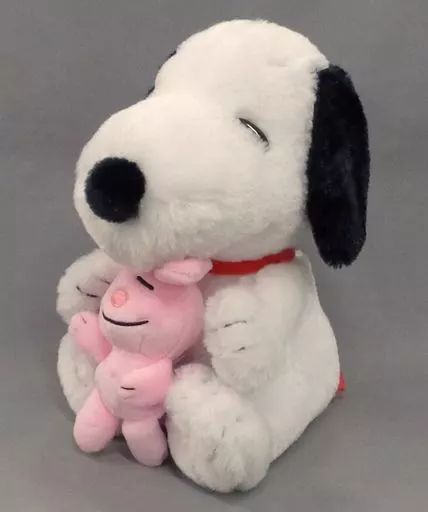 中古】おもちゃ スヌーピー プレミアムギミックうさぎとハグ