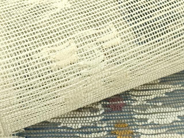 平和屋着物□極上 夏物 1854年創業 帯屋捨松 八寸名古屋帯 市松