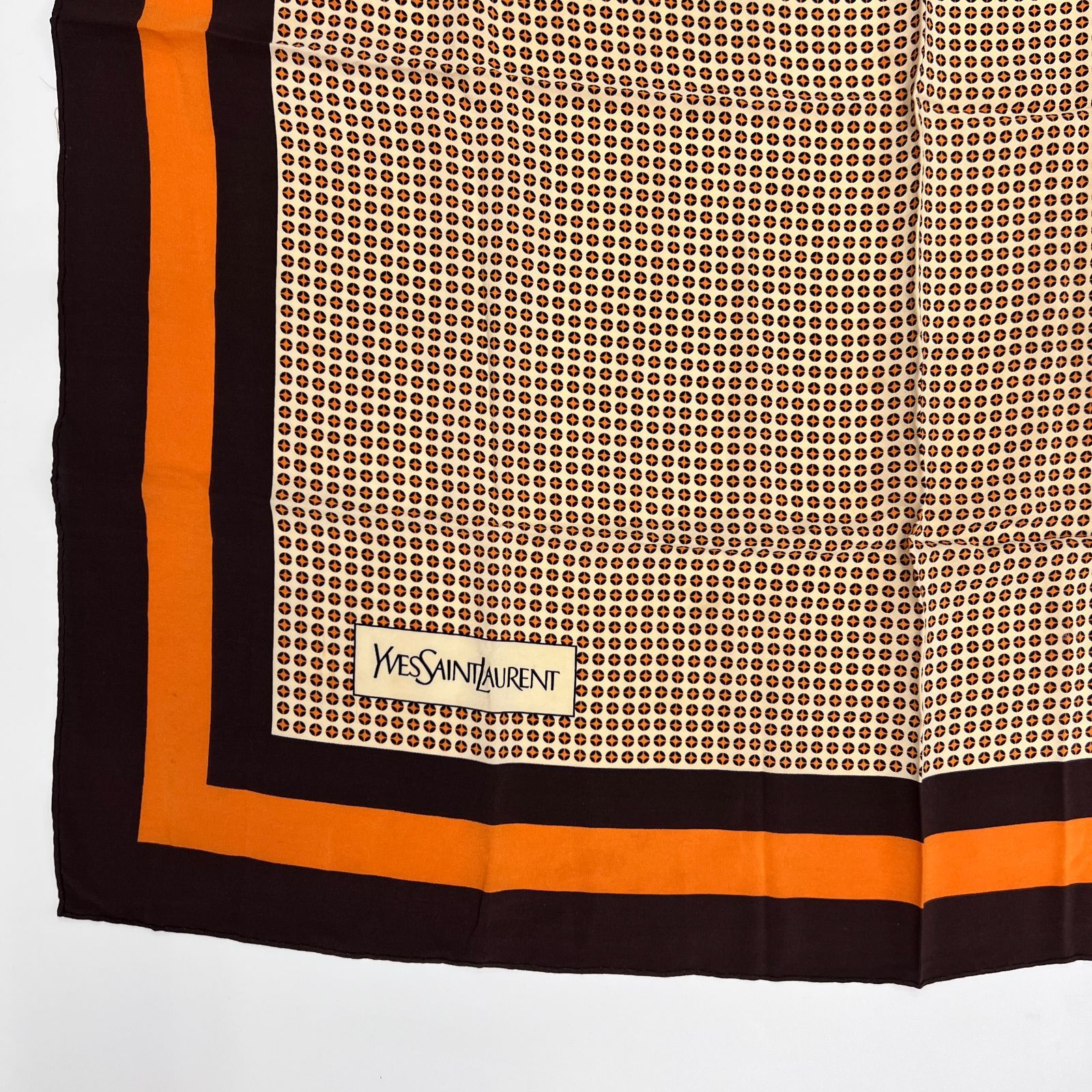 中古】Yves Saint Laurent イヴサンローラン スカーフ シルク