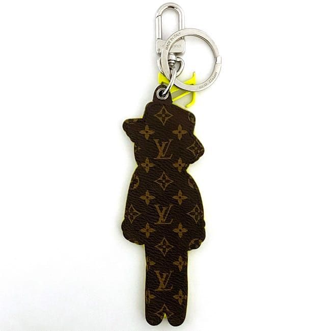 ルイ ヴィトン チャーム ポルトクレ LV スケアクロウ オレンジ