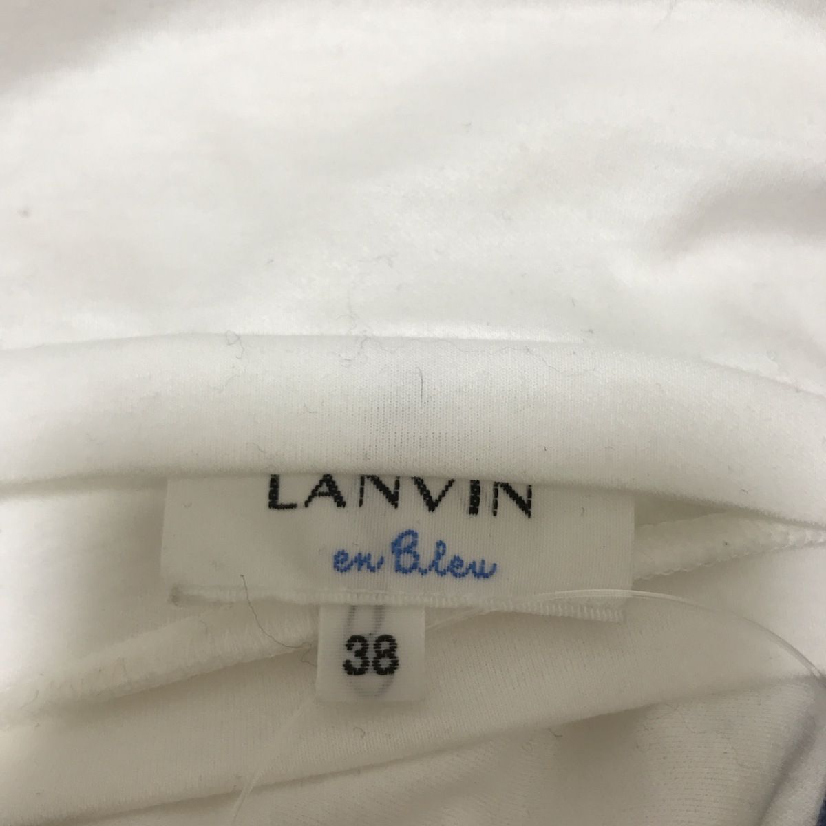 □LANVIN en Bleu ランバンオンブルー□フリルカットソー 長袖