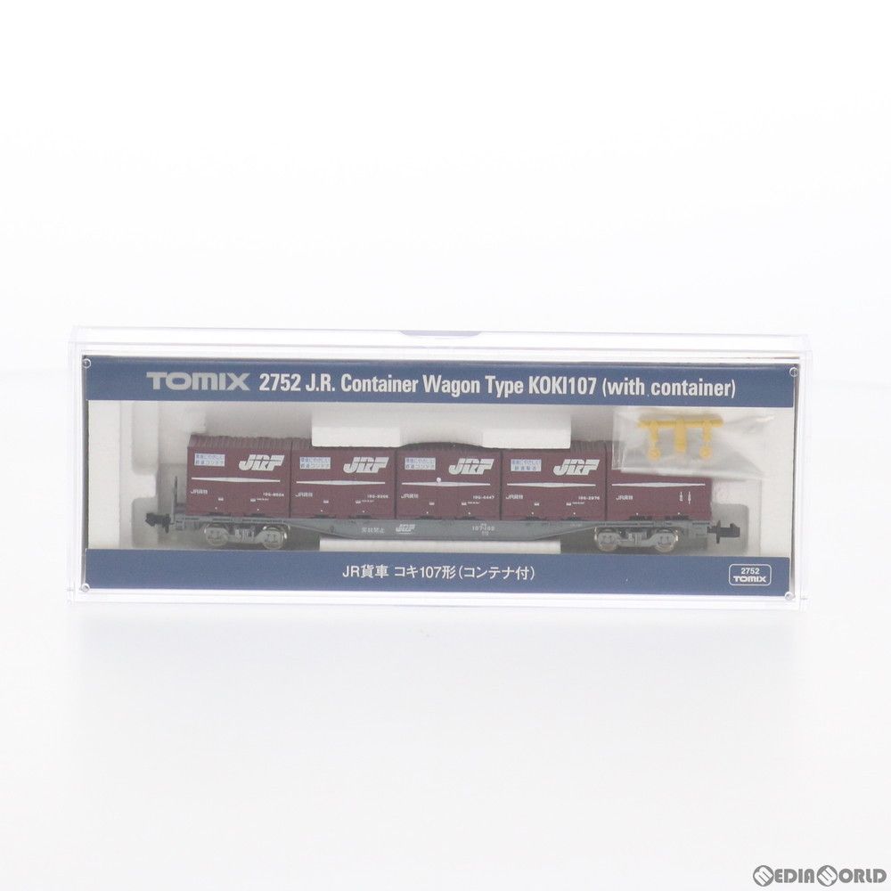 2752 JR貨車 コキ107形(コンテナ付)(動力無し) Nゲージ 鉄道模型 TOMIX