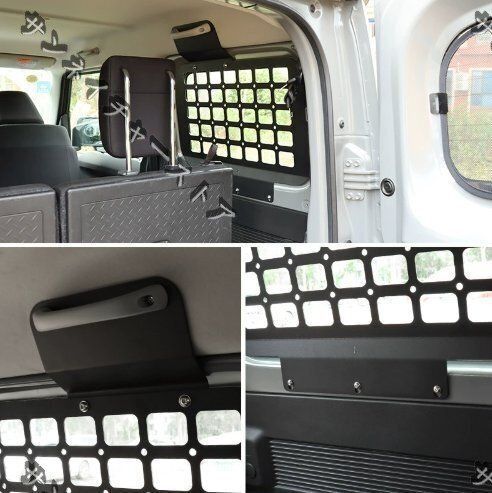 スズキジムニーの2019-2025新モデルJB74 JIMNYキット内窓の拡張ラゲッジラックを装着します