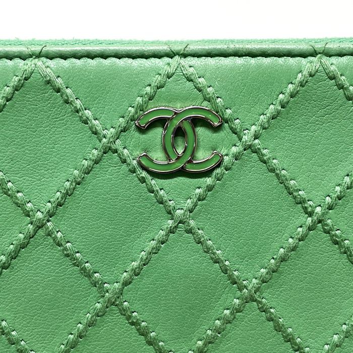 CHANEL シャネル レザー ロングウォレット 美品かわいい - www ...