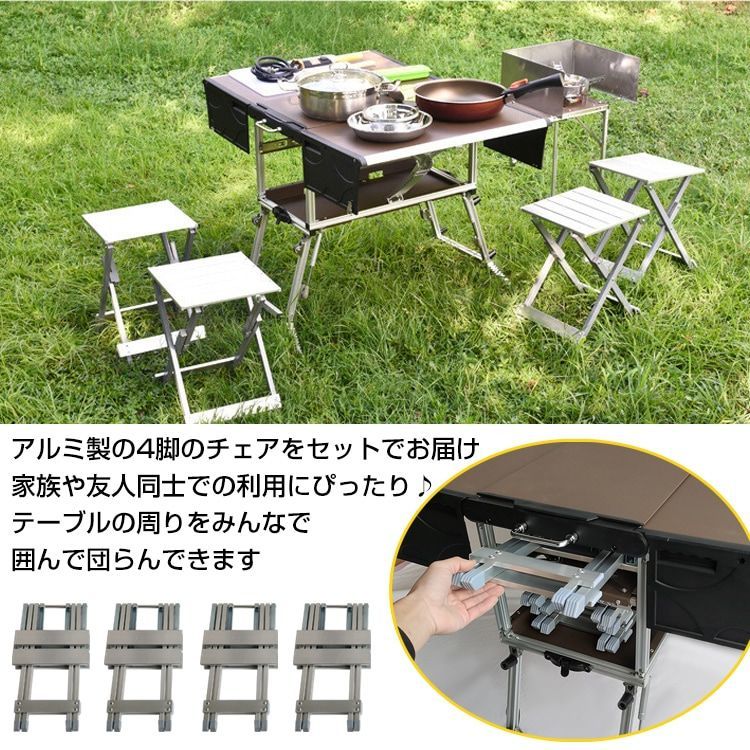 折りたたみクッキングテーブル アウトドア調理用 crk-ct90-pc_01.jpg