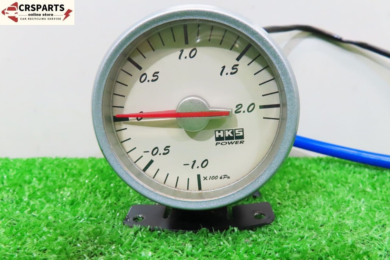 HKS ブースト計 緑イルミ 約60φ ターボ 追加メーター ◆取外 RC1 R2◆ No 13704