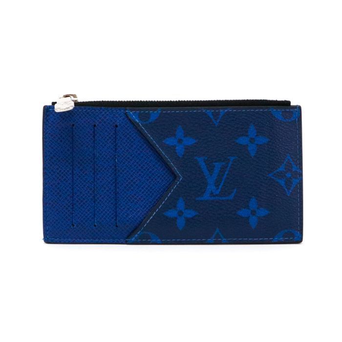 ルイヴィトン LOUIS VUITTON コインカード ホルダー タイガ / モノグラム (PVC / レザー) M30270 カードケース  コインケース フラグメントケース カードホルダー ミニ財布 メンズ コバルト (ブルー) 中古 mbb06006 - メルカリ