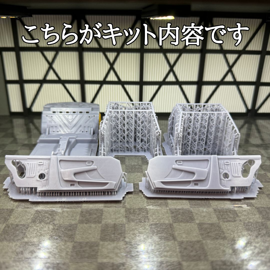 アオシマ JZX100 Kunny'z チェイサー ドンガラ風ドア、ドンガラ