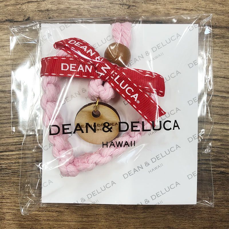 DEAN \u0026 DELUCA HAWAII限定】マクラメ編みハートチャーム 2個