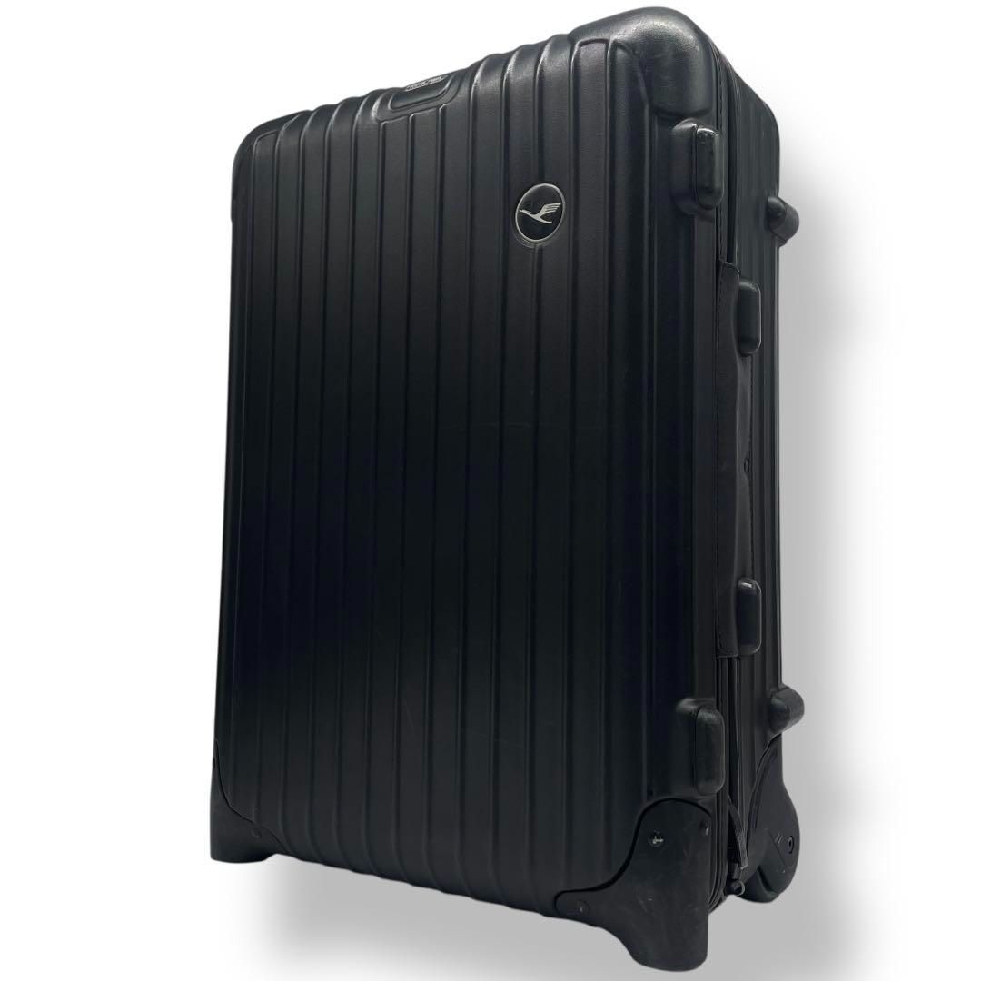 RIMOWA リモワ Lufthansa ルフトハンザ コラボ キャリーケース 2輪 トラベル ロゴ マット 黒