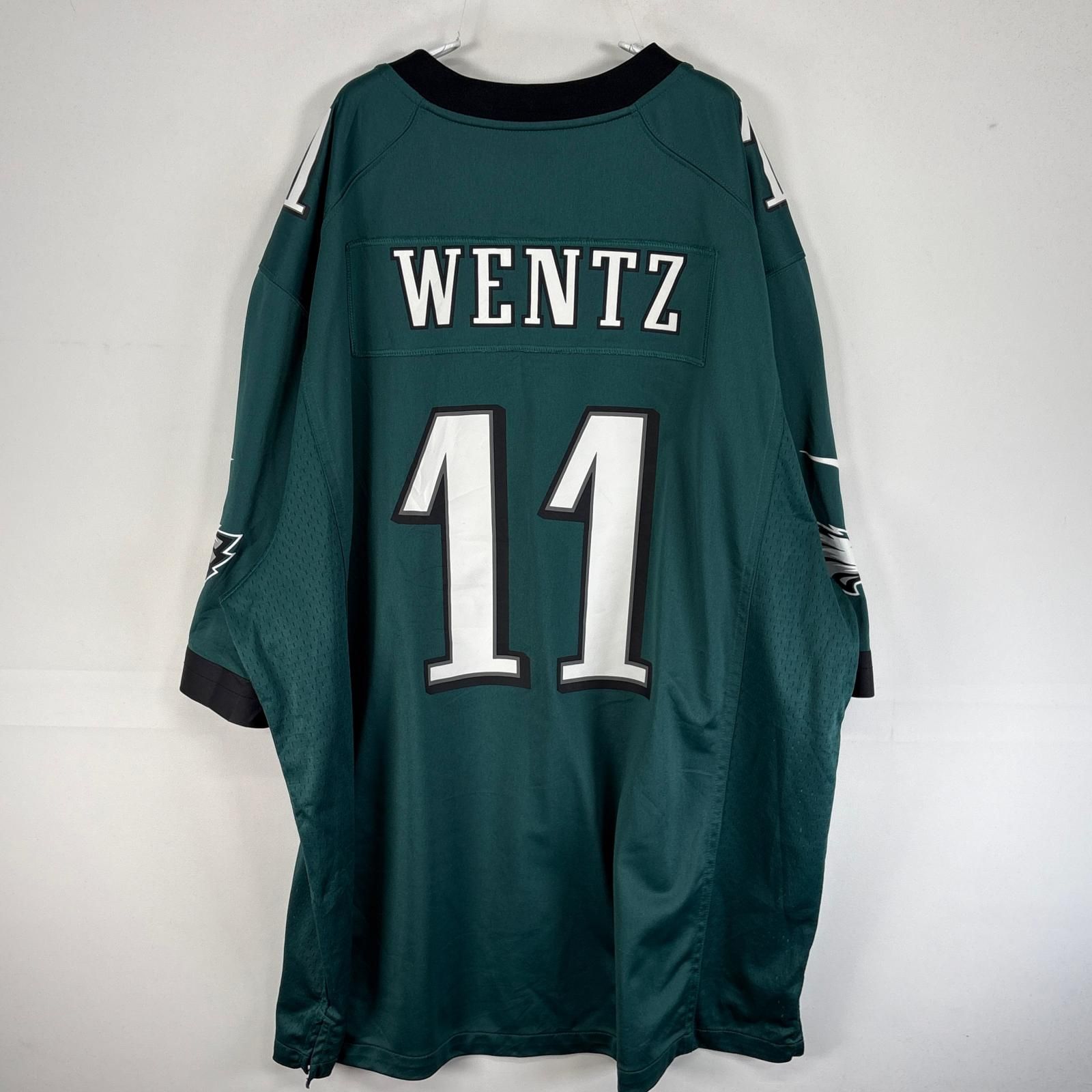 リーボック NFL 全刺繍 イーグルス 半袖ゲームシャツ グリーン XXL 1947OM-KD】90's-00's NFL イーグルス アメフト ゲームシャツ XL