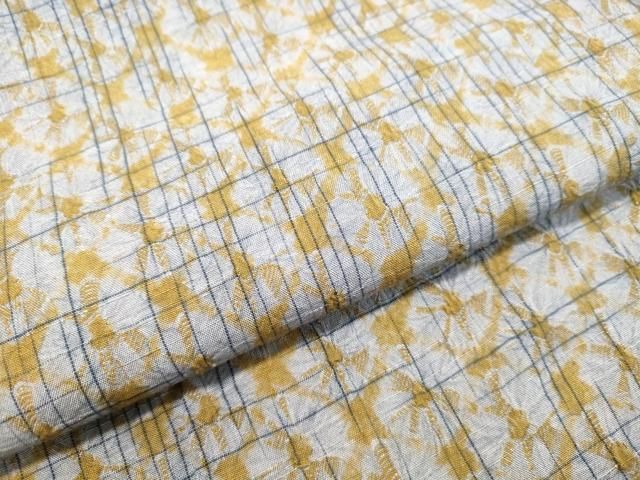 平和屋着物●本場結城玉紬　結城しぼり　結織苑　証紙付き　正絹　逸品　DAAT1308tw 平和屋着物○本場結城玉紬 結城しぼり 結織苑 証紙付き 正絹 逸品