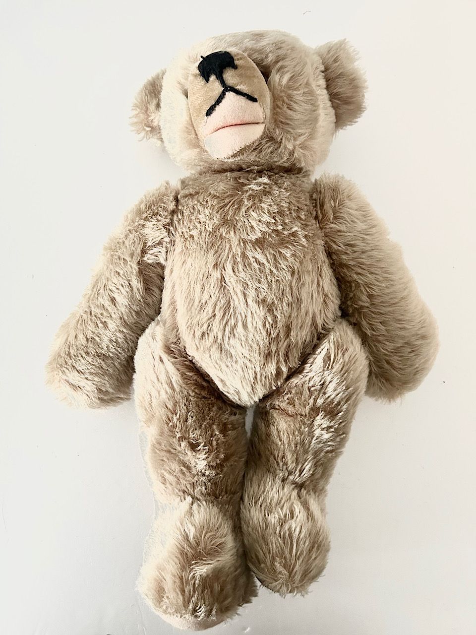 Germany Vintage】ハーマン社 オープンマウスベア ぬいぐるみ 大 ⑤