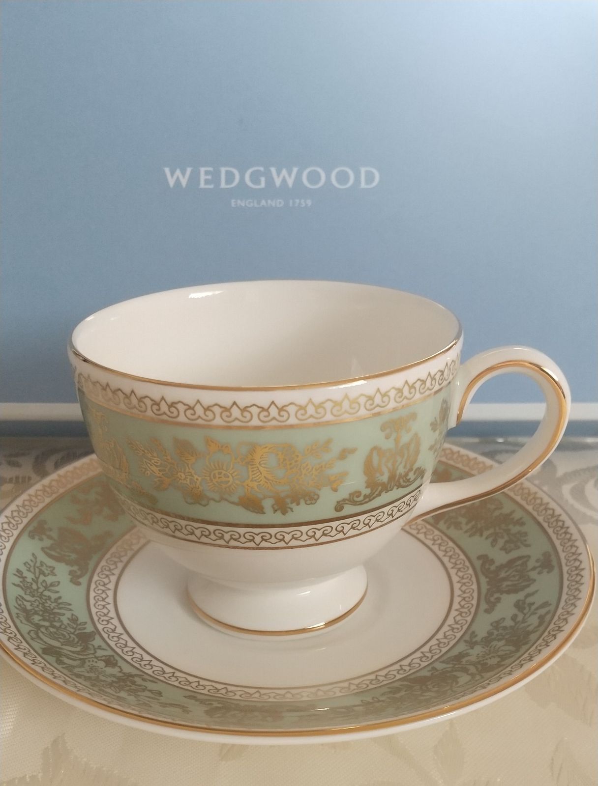 ウェッジウッド コロンビア セージ グリーン ティー(リー) ペア - メルカリ