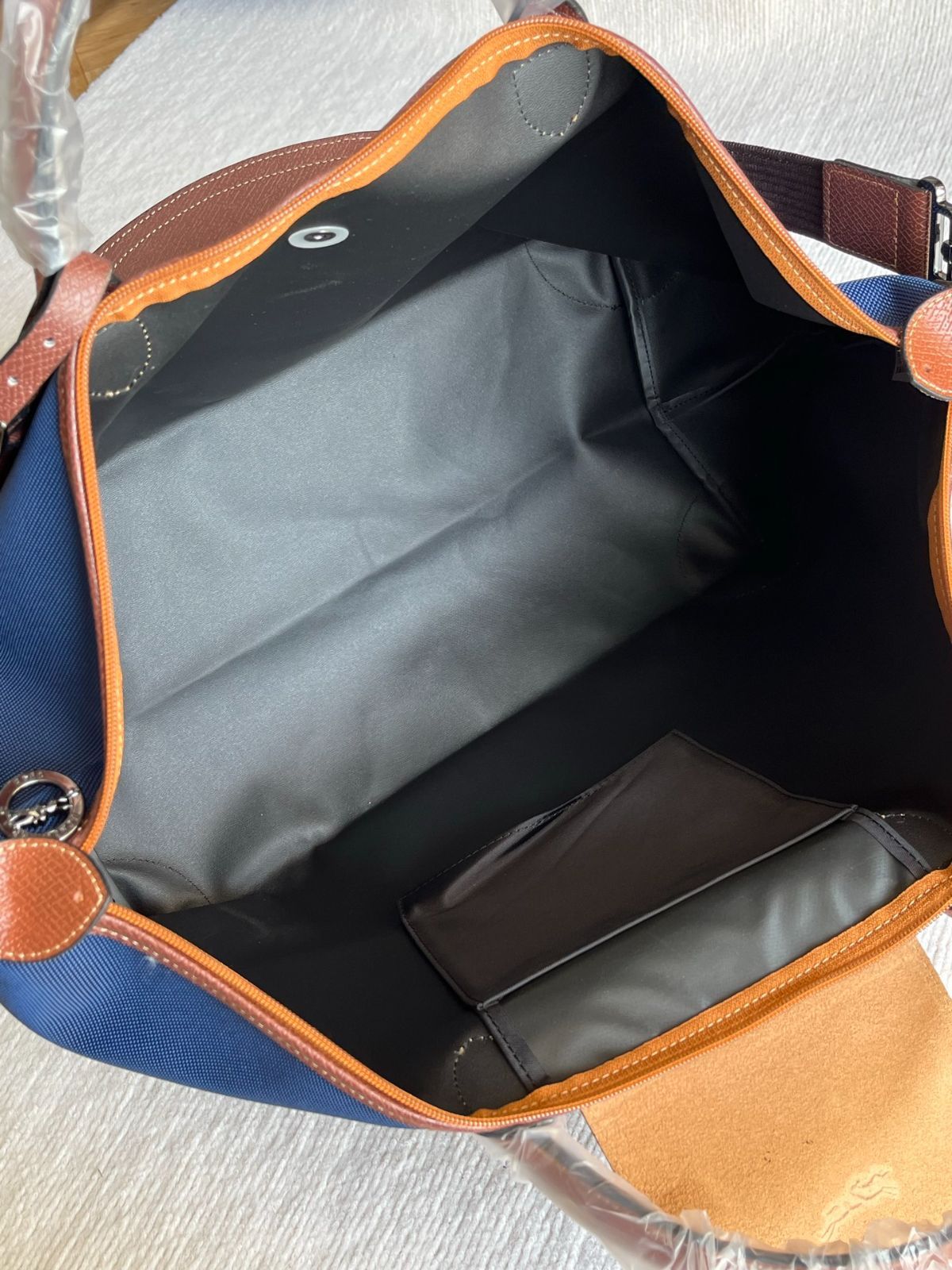 Longchamp 大容量 男女兼用 旅行2wayバッグ-ネイビー Longchamp 大容量