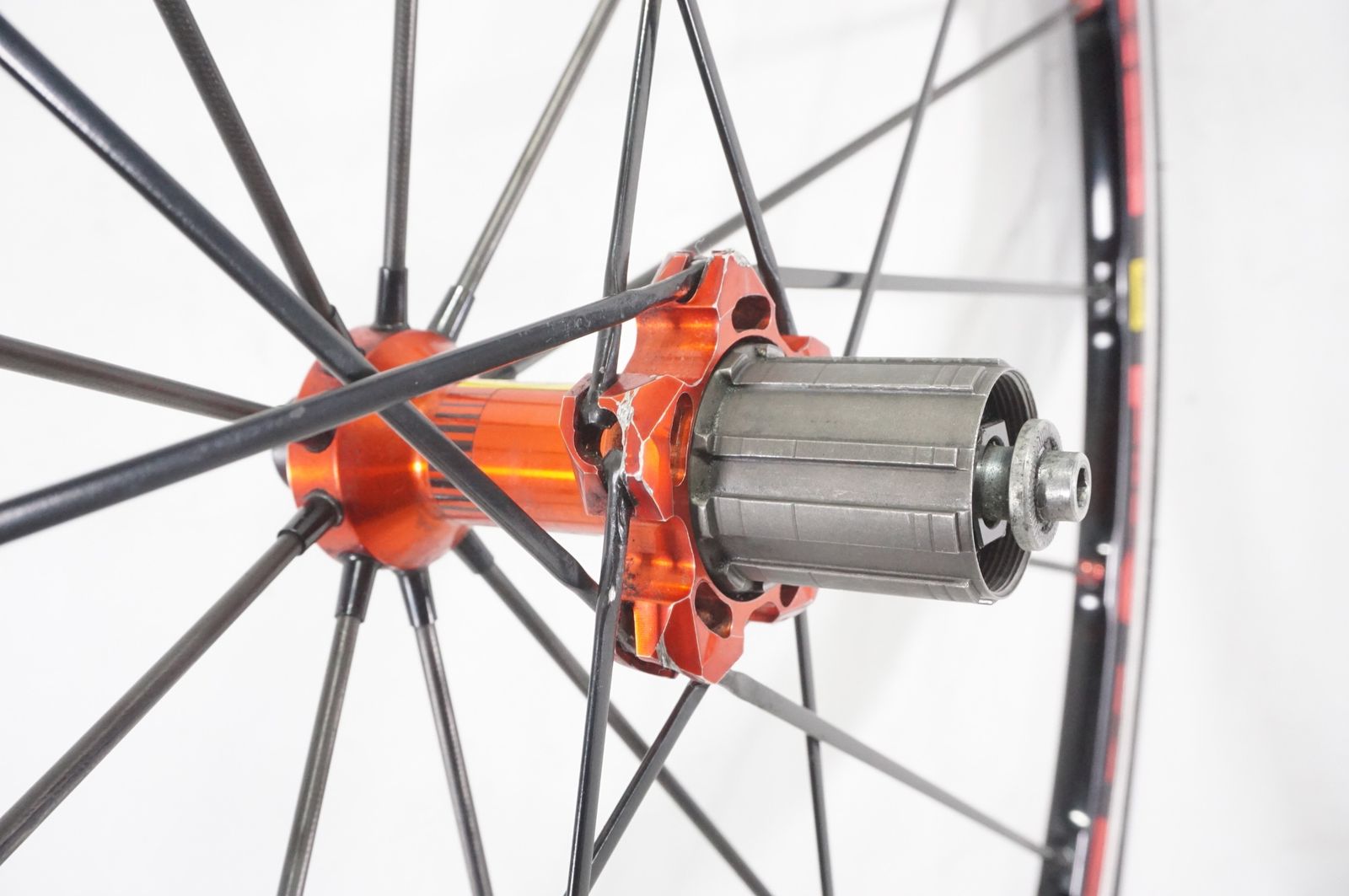 Mavic R-Sys レッドカーボンスポークホイール