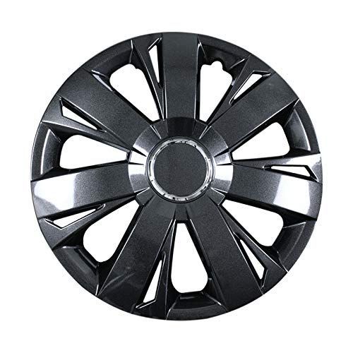 GET-PRO ホイールカバー 15インチ 1台分4枚セット (ダークガンメタ) セレナ ホイールキャップ L077DG15-052