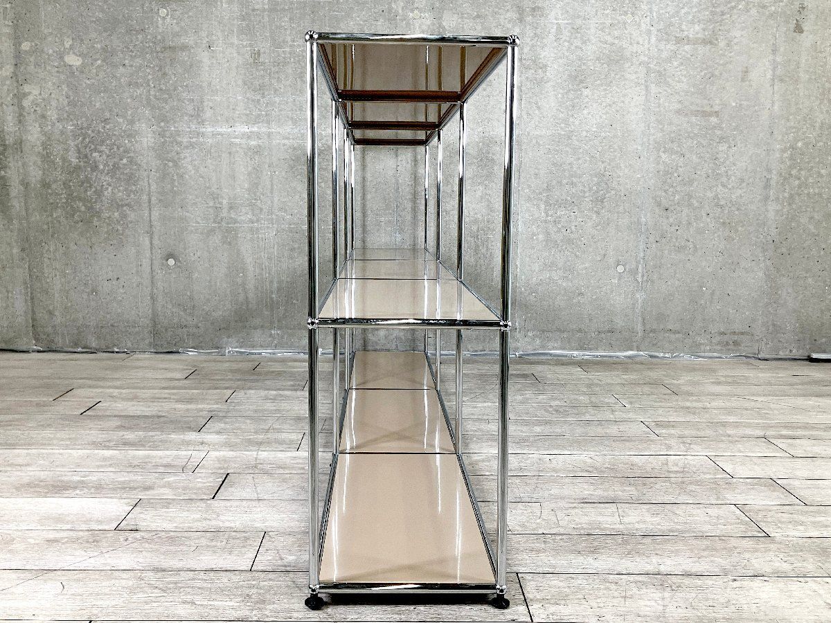 USMハラー 3列２段キャビネット USMベージュ 書架 シェルフ D350 MARWIL-DEMENAGEMENTS_CH