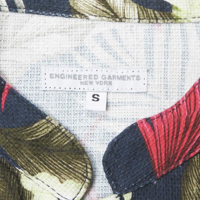 ENGINEERED GARMENTS アロハシャツ　フラワーパターン USA製 ENGINEERED GARMENTS アロハシャツ フラワーパターン USA製