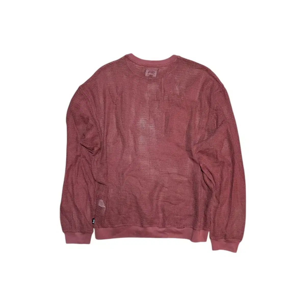 STUSSY ステューシー 22SS コットン メッシュ 長袖 ロングスリーブ クルー トップス