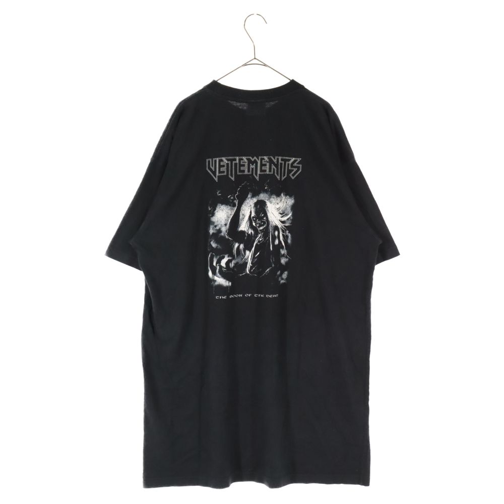 VETEMENTS (ヴェトモン) 21SS Bloody Logo Heavy Metal Tee ブラッディーロゴヘビーメタルオーバーサイズTシャツ  半袖カットソー UE51TR570B ブラック - メルカリ